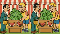 Un test di attenzione difficile: riuscirete a trovare tutte le differenze nell'immagine in 27 secondi?